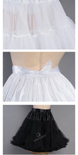 Load image into Gallery viewer, UWOWO Universal Black White Nahida Petticoat Crinolines Genshin Impact Maid Ver Best Match Petticoat Adjustable Bustle Pannier