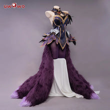 Load image into Gallery viewer, IN STOCK UWOWO League of Legend Cosplay Ahri Costume LOL Coven Ahri Costume with Ears Halloween Costume Ahri Witch Women Dress