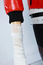 Load image into Gallery viewer, Vi Acrane Cosplay Costume Game Arcane Vi Red Wig Leather Jacket Halloween Carnival Outfits Vi Shoes Boots