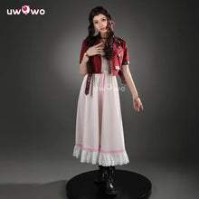 Load image into Gallery viewer, UWOWO Collab Series: Finall Fantasyy 7 Rebirthhh FF- 7 Aerithh Cosplay Costume Pink Dress Cosplay Long Dress