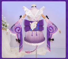Load image into Gallery viewer, UWOWO Yumemizuki Mizuki Cosplay Collab Series: Game Genshin Impact Yumemizuki Mizuki Cosplay Costume With Fan