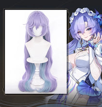 Load image into Gallery viewer, UWOWO Cantarella Wig Game Wuthering Waves WuWa Cantarella Jellyfish Cosplay Wig Long Hair Purple Hair