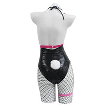 Load image into Gallery viewer, Miku Rabbit Hole Cosplay Wig Black Patent Leather Bunny Girl Sexy Cute Halloween Cosplay Costumes Headdresses Clothes Bows G # 1