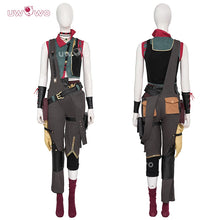 Load image into Gallery viewer, UWOWO Jinx Cosplay Collab Series: Game LOL Arcane S2 Powder/Jinx Buns Hair Alternative Universe AU Cosplay Costume Halloween cos