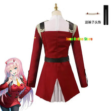 Load image into Gallery viewer, 02 Cosplay Costume Game DARLING DARLING in the FRANXX Zero Two Cosplay Costume Dress Women Cosplay Sexy Dress Headband wig shoes