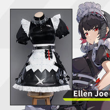 Load image into Gallery viewer, IN STOCK UWOWO Game Zenless Zone Zero Cosplay /ZZZ Cosplay Ellen Joe Maid Cosplay Costume With Shark Tail Halloween Costume
