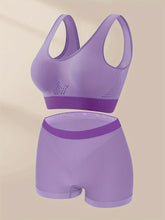 Load image into Gallery viewer, 1sET Women's lingerie set Plus Size Bralette Seamless Bra Comfortable Breathable Sports Bra Stretch Fabric Boxers