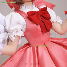 Load image into Gallery viewer, Anime Cardcaptor Sakura Card Captor Cosplay Kinomoto Sakura Cosplay Costume Wig Pink Lolita Dress Halloween Fancy Cos Party Suit