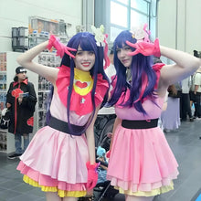 Load image into Gallery viewer, Anime OSHI NO KO Ai Hoshino Cosplay Costume Dress Lolita Skirt Pink Uniform Bunny Hairpin ang wig Halloween Carnival Party Clot