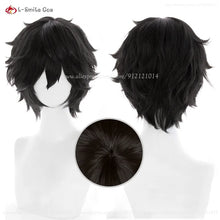 Load image into Gallery viewer, P3RE Amamiya Ren Cosplay Wig Black Wigs P5 JOKER Anime Cosplay Wig For Kurusu Akira Heat Resistant Synthetic Hair Halloween
