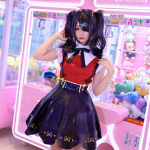 Load image into Gallery viewer, 【Wetrose】In Stock NEEDY GIRL OVERDOSE Amechan K Angel Cosplay Costume Game Seifuku Full Set JK Chou Zetsu Sai Kawa Ten Shi Chan