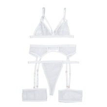 Load image into Gallery viewer, Pajamas Steel Lingerie Ring Lace Underwear Sleepwear Fashion Sexy Garter Erotic Porno Lingerie белье женское