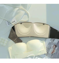 Load image into Gallery viewer, Big Breasts Underwear Sexy Lingerie S-Xl Plus Size Front Buckle Seamless One-piece Bra Cup Invisible Strapless Bra For Women