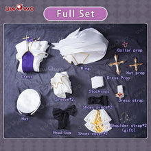 Load image into Gallery viewer, LAST BATCH UWOWO Azurr Lanee Unicorn: Snow White Guardian Angel Cosplay Costume Halloween costume