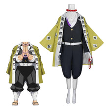 Load image into Gallery viewer, Anime Himejima Gyomei Costume Have Bracelet Male Shirt Pants Cloak Belt Robe Japanese Outfits Halloween Suit Man Women Uniform