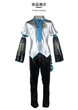 Load image into Gallery viewer, Anime Miku Cosplay Costume Wig Shoes Japan Leather Midi Dress Miku Cosplay Female Halloween Costume Girls JK Uniform Women Men