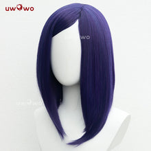 Load image into Gallery viewer, UWOWO Caitlyn Wig Game LOL: Caitlyn Arcane Commander Cosplay Wig Lace Wig High Quality Dark Blue Hair