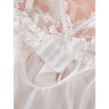 Load image into Gallery viewer, A Set Of Woman Underwear Nightgown Thong Sets Plus Size Suspender Lace Lingerie Sexy Accessories Erotic Bra Nightdress lencería