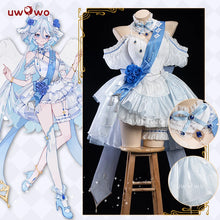 Load image into Gallery viewer, LAST BATCH UWOWO Genshin Impact Cosplay Fanart Furina Focalors White Angel Lolita Dress Cosplay Costume Halloween Cos