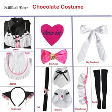 Load image into Gallery viewer, Vanilla Cosplay Costume In Stock Maid Dress Maid Outfit NEKOPARA Chocola Vanilla OVA Maid Game Uniform Cat Neko Girl Women