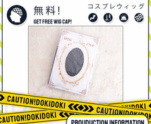 Load image into Gallery viewer, IN STOCK Jinxx Wig Game DokiDoki-R Women 38cm Hair Jinxx Cosplay Mask Tattoo Necklace Nails Bun Wig Luminous Ball Free Cap