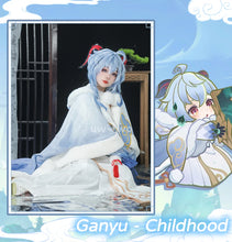 Load image into Gallery viewer, LAST BATCH UWOWO Genshin Impact Ganyu Childhood Ver. Cloak Coat Cosplay Costume