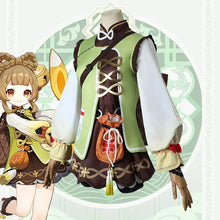 Load image into Gallery viewer, YaoYao Cosplay Costume Adult Carnival Uniform Wig Anime Halloween Party Costumes Masquerade Women Game Genshin Impact