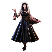 Load image into Gallery viewer, IN STOCK Osaragi Cosplay Costume Manga Anime DokiDoki-SR Women Black Dress Costume Ms. Osaragi Cosplay Halloween