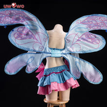 Load image into Gallery viewer, IN STOCK UWOWO Bloomm S4 Anime Cosplay Costume Big Fairy Wings Cosplay Princes Costume Outfit Butterfly Halloween Costumes