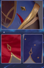 Load image into Gallery viewer, IN STOCK UWOWO Game Genshin Impact Mona Megistus Astral Reflection Cosplay Costume Enigmatic Astrologer Halloween Costume