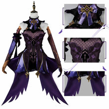Load image into Gallery viewer, Anime Game Genshin Impact Fischl Cosplay Costume Purple Uniform Dress Dress Costume Halloween Carnival Party Carnival Set