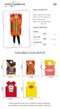 Load image into Gallery viewer, Cosplay French Fries Costumes for Kids Cos Snack Ketchup Tomato Paste Chocolates Butter Sauce Mustard Clothing Halloween Cos # 1