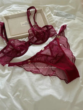 Load image into Gallery viewer, Sexy French Flower Embroidery Lace Bra Set Pure Desire Ultra Thin Push Up Wirefree Comfort Romantic Niche Bralette S-XL MOYISU