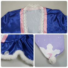 Load image into Gallery viewer, Winter Snow Fairy Anime Cosplay Dress, Cute Blue & White Vocaloid Style Costume for Christmas & Conventions Halloween Costume