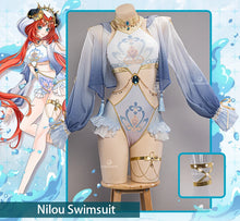 Load image into Gallery viewer, LAST BATCH UWOWO Genshin Impact Nilou Cosplay Costume Exclusive Swimsuit Nilou Yae Yelan Keqing Swimsuit Halloween CosPLAY