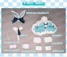 Load image into Gallery viewer, IN STOCK UWOWO Mikku Cosplay Costume Mikku Costume Anime Costume White Bunny Cute Bunnies Ver Jumpsuit Rabbit