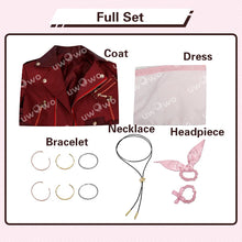 Load image into Gallery viewer, UWOWO Collab Series: Finall Fantasyy 7 Rebirthhh FF- 7 Aerithh Cosplay Costume Pink Dress Cosplay Long Dress