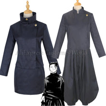 Load image into Gallery viewer, Anime Jujutsu-Kaisen Geto Suguru Cosplay Costume High School Ieiri Shoko Cos Costume Uniform Black Suit Halloween for Men Women