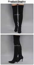 Load image into Gallery viewer, UWOWO Nierr: Automataa 2B Reincarnationn Alternatee Battler Cosplay Shoes Boots High-Tube Boots Halloween Cosplay
