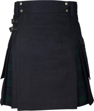 Load image into Gallery viewer, CLOUD KILT " Kilt for Men, Utility Kilt, 100% Cotton Jeans Hybrid Kilt, Modern Box Pleated Tartan Traditional Men's Kilt
