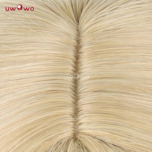 Load image into Gallery viewer, IN STOCK UWOWO Serval Cosplay Wig Honkai Star Rail Cosplay 100cm Long Light Gradient Golden Yellow Hair Heat Resistant Halloween