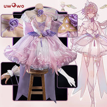 Load image into Gallery viewer, IN STOCK UWOWO Elysia Cosplay Game Honkai Impact 3: Elysia Fanart 'Luminous Sands' Dress Cosplay Cos With Bow Halloween Costume