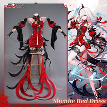 Load image into Gallery viewer, LAST BATCH UWOWO Genshin Impact Shenhe Frostflower Dew New Outfits Lantern Rite Cosplay Costume