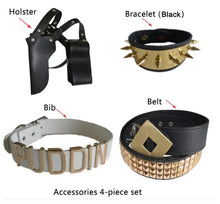 Load image into Gallery viewer, Cosplay Squad Suicide Monster Bracelet Belt necklace Gloves Accessories Full Set Wig Harley