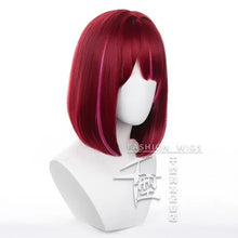 Load image into Gallery viewer, Anime Arima Kana Cosplay Wig Party Halloween short Red Mixed Pink cosplay wigs synthetic Anime Oshi No Ko