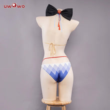 Load image into Gallery viewer, LAST BATCH UWOWO Ganyu Cosplay Swimsuit Exclusive Game Genshin Impact Fanart Ganyu Costume Swimming Bra Panties Full Halloween