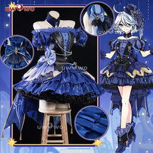 Load image into Gallery viewer, LAST BATCH UWOWO Game Genshin Impact Fanart Furina Focalors Short Gown Cosplay Costume Halloween Costume