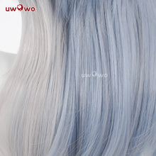 Load image into Gallery viewer, UWOWO Sunday Wig Game Honkai: Star Rail Sunday Cosplay Wig Long hair Grey blue 48cm Wig