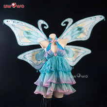 Load image into Gallery viewer, IN STOCK UWOWO Bloomm Anime Cosplay Costume Big Fairy Wings Cosplay Princes Costume Outfit Butterfly Halloween Costumes