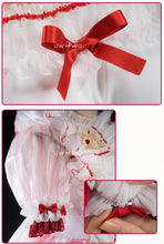 Load image into Gallery viewer, IN STOCK UWOWO Game Arknights Goldenglow Susie Party in the Garden Cosplay Costume with Bow Maid dress Pink Halloween costume